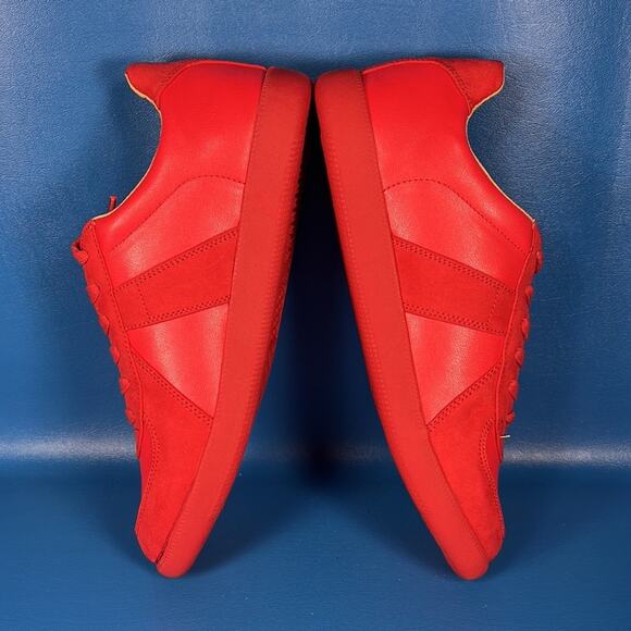 INC Men's Faux-leather Sneakers - Red - 9 - New in box - Picture 6 of 8